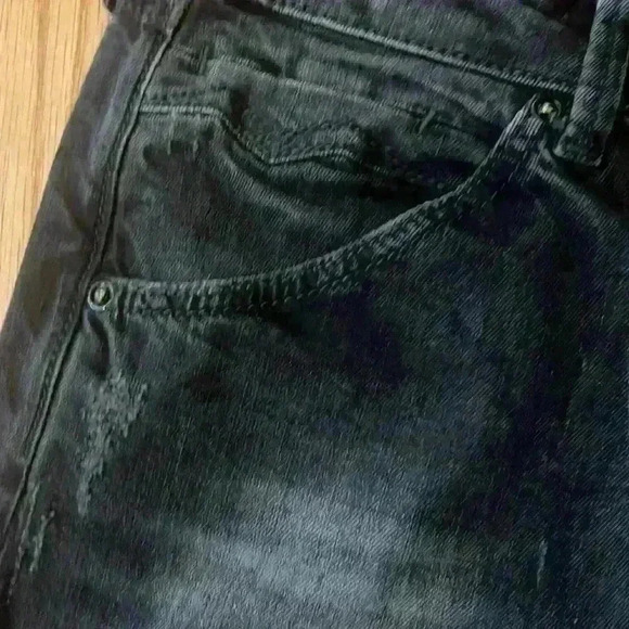 EUC REPLAY ALEJANDRA BUTTON FLY BLACK JEANS - Picture 6 of 10